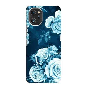 Чехлы (ART) Цветы на Umidigi A13 (VPrint) (Голубые Бутоны)