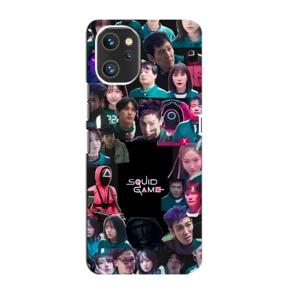 Чехол с принтом «Коллаж Игра кальмара» для UMIDIGI A13 Чехол с принтом «Коллаж Игра кальмара» для UMIDIGI A13