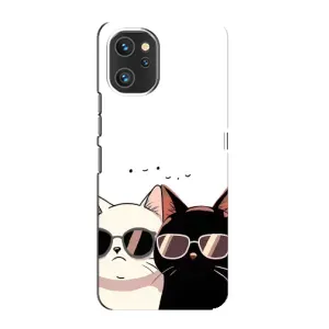 Чехол с рисунком кот на Umidigi A13 (Коты в очках)