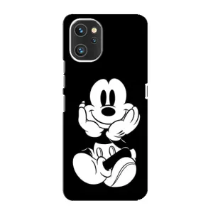 Эксклюзивный чехол для Umidigi A13 (AlphaPrint - Мультяшные) (Микки на черном)