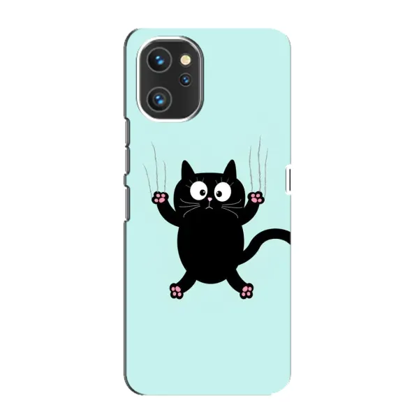 Чехол с принтом «Падающий кот» для UMIDIGI A13