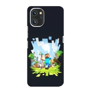 Чехол Майнкрафт на Umidigi A13 (AlphaPrint) Minecraft (персонажи Minecraft)