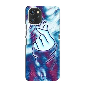 Чохол з принтом для Umidigi A13 (AlphaPrint - Знак сердечка) (Радужне серце)