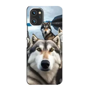 Чехол с Хаски для Umidigi A13 - (AlphaPrint) (Селфи ХАски)