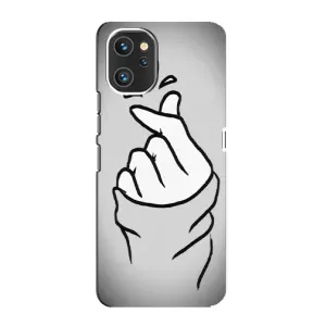 Чохол з принтом для Umidigi A13 (AlphaPrint - Знак сердечка)