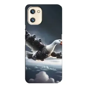 Чехол с мемом Тралалело тралала на Umidigi A13s (Бомбардини гусини)