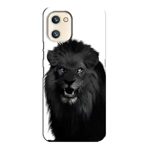Чохли з картинкою животних Umidigi A13s (Чорний ЛЕВ)
