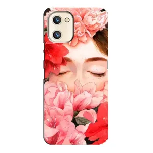Чехлы (ART) Цветы на Umidigi A13s (VPrint) (Очі в квітах)