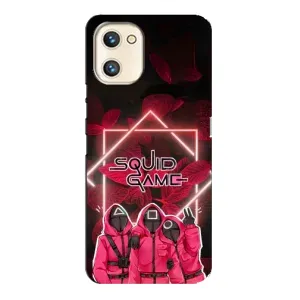 Чехол Гра в кальмара для Umidigi A13s (Охранники Игра кальмара)