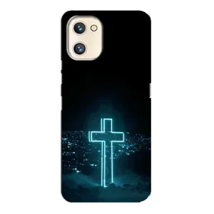 Християнські Чохли для Umidigi A13s (AlphaPrint) (Хрест і місто)