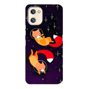 Чохли з картинкою Лисичка для Umidigi A13s (VPrint) (Лисички космонавти)