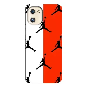 Чохли для Umidigi A13s - з картинкою JORDAN (AlphaPrint) (Лого Джордан)