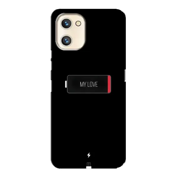 Чехол с принтом «Love battery» для UMIDIGI A13s
