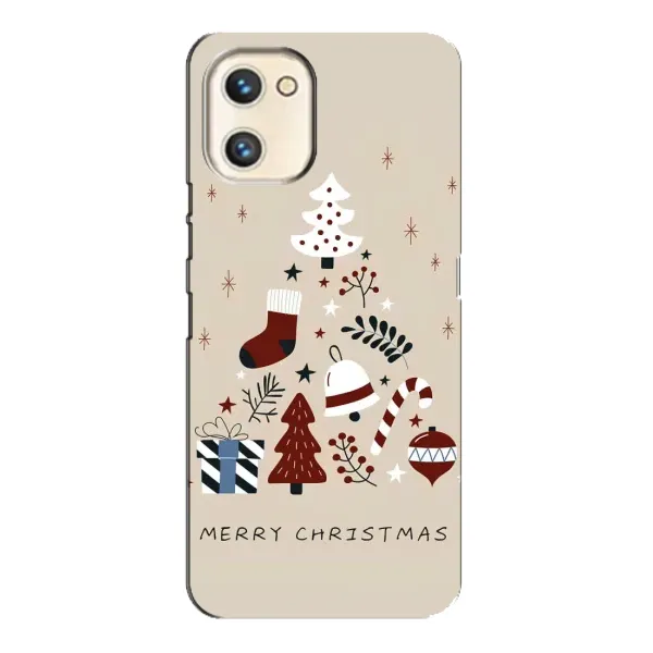 Чехол с принтом «Merry Christmas» для UMIDIGI A13s