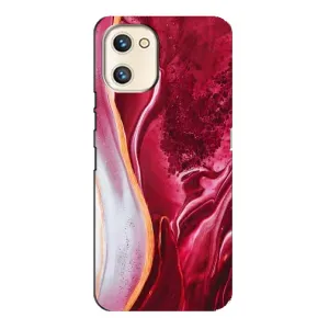 Чохол для UMiDiGi A13s - з принтом (Дизайнерські) (AlphaPrint) (Мрамор червоний)