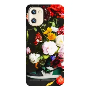 Бренднові Чохли для Umidigi A13s - (PREMIUMPrint) (Nike цветы)