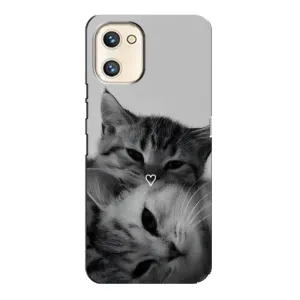 Чохол з малюнком кіт на Umidigi A13s (Пара котів)