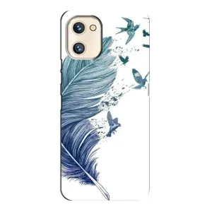 Чохол з картинкою (Стильні) UMiDiGi A13s - (AlphaPrint) (Перо)