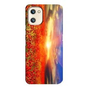Чохол з картинкою (Стильні) UMiDiGi A13s - (AlphaPrint) (Поле тюльпанів)