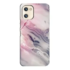 Мраморний чехол на Umidigi A13s (VPrint) (Пурпурний Мрамор)