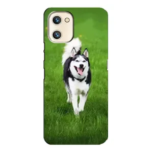 Чохол з Хаскі Umidigi A13s - (AlphaPrint) (Радісний Хаскі)