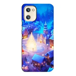 Різдвяні Чохли для Umidigi A13s (VPrint) (Різдвяне місто)