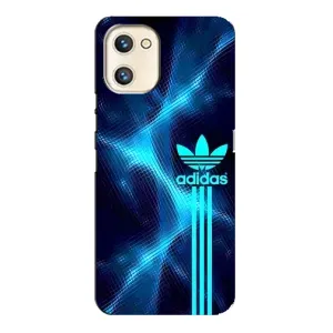 Чохли Адидас для Umidigi A13s (AlphaPrint) (Синій Адідас)