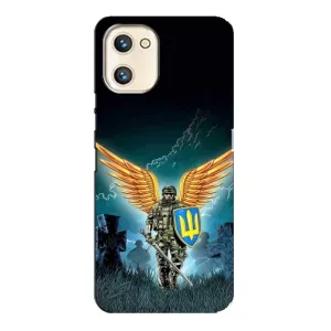 Чехлы с картинкой ЗСУ для Umidigi A13s (AlphaPrint) (Солдат ЗСУ)
