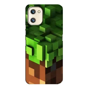 Чехол Майнкрафт на Umidigi A13s (AlphaPrint) Minecraft (текстура Майнкрафт)