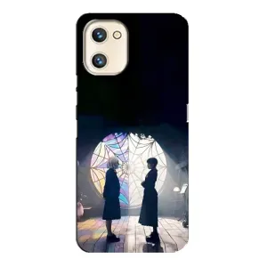 Чехлы Венсдей на Umidigi A13s Уэнсдей (AlphaPrint) (Уэнздей и Инид)