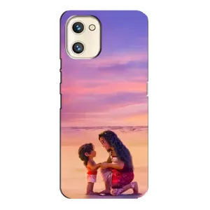 Чехол с мультфильмом Моана Umidigi A13s (Маленькая Ваяна)
