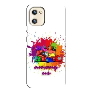 Чохли Амонг Ас для Umidigi A13s (AlphaPrint) (Яскравий АмонгАс)