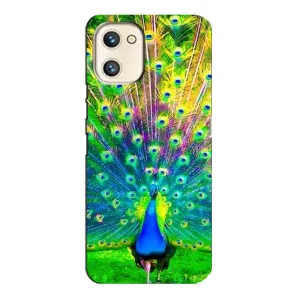 Чохол з пташками на Umidigi A13s (VPrint) (Яскравий Павлин)