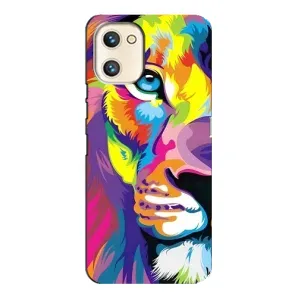 Чохол з картинкою ЛЕВ для Umidigi A13s (VPrint) (Яскравий Лев)