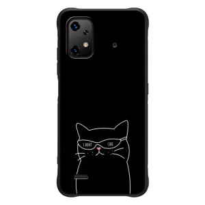 Чехол с рисунком кот на UMiDiGi Bison X20 (Равнодушный кот)