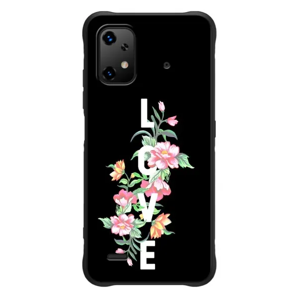 Чехол с принтом «Цветы LOVE» для UMIDIGI Bison X20