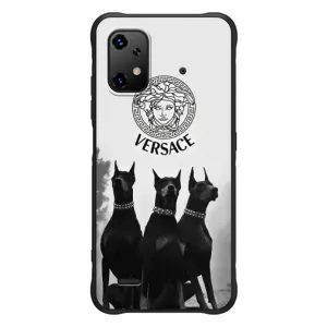 Чехлы VERSACE для ]{Умidigde Бизоnx20 (PREMIUMPrint) (Доберман Версаче)