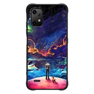 Космические Чехлы для ]{Умidigde Бизоnx20 (VPrint) (Галактический вид)