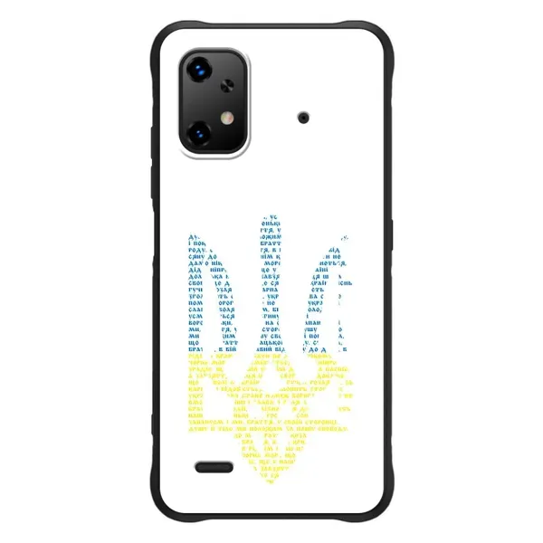 Чехол с принтом «Герб из букв» для UMIDIGI Bison X20