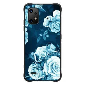 Чехлы (ART) Цветы на UMiDiGi Bison X20 (VPrint) (Голубые Бутоны)