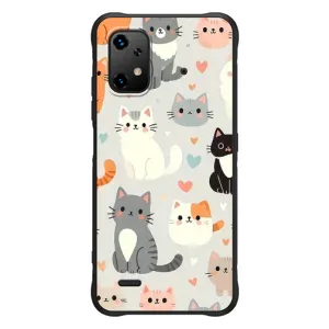 Чехол с рисунком кот на UMiDiGi Bison X20 (Коллаж котов)