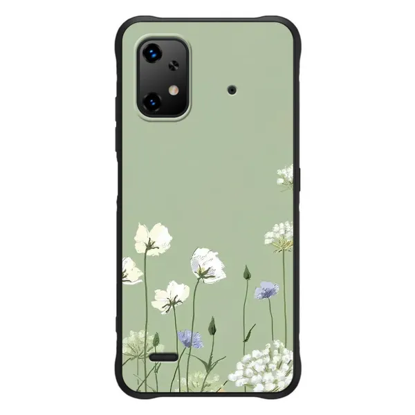 Чохол з принтом «Квіти на зеленому» для UMIDIGI Bison X20 Чохол з принтом «Квіти на зеленому» для UMIDIGI Bison X20