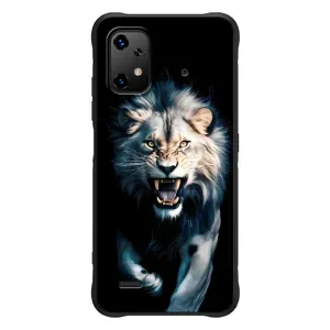 Чехол с картинкой «Хищники» для UMiDiGi Bison X20 (Лев в темноте)