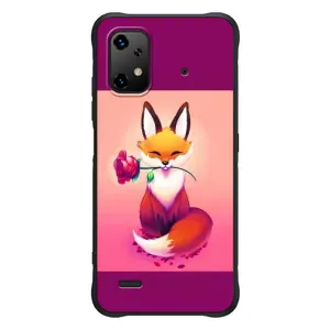 Чехлы с картинкой Лисички для UMiDiGi Bison X20 (VPrint) (Лисичка с розочкой)