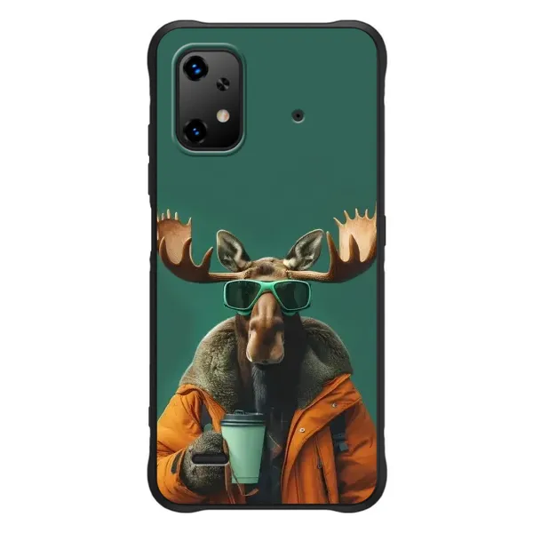 Чохол з принтом «Лось з кавою» для UMIDIGI Bison X20 Чохол з принтом «Лось з кавою» для UMIDIGI Bison X20