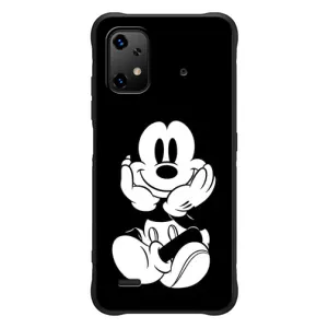 Эксклюзивный чехол для UMiDiGi Bison X20 (AlphaPrint - Мультяшные) (Микки на черном)