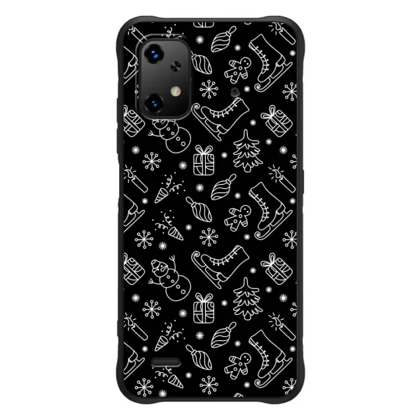 Чохол з принтом «Новорічний фон» для UMIDIGI Bison X20 Чохол з принтом «Новорічний фон» для UMIDIGI Bison X20
