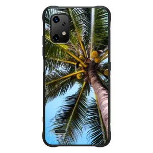 Силиконовый чехол с КАРТИНКАМИ лето для UMiDiGi Bison X20 (AlphaPrint) (Пальма)