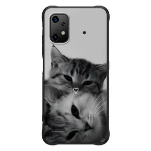 Чехол с рисунком кот на UMiDiGi Bison X20 (Пара котов)
