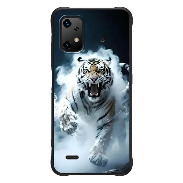 Чехол с принтом «Белый тигр в дыму» для UMIDIGI Bison X20